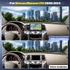 4+64G 9" Car Radio Stereo for Nissan Murano Z51 2008-2014 w/GPS 2013 2012 2011 2010 2009 w/carplay w/Android Auto Double Din Car Audio Receiver w/WiFi Bluetooth Backup Camera Mic view 2