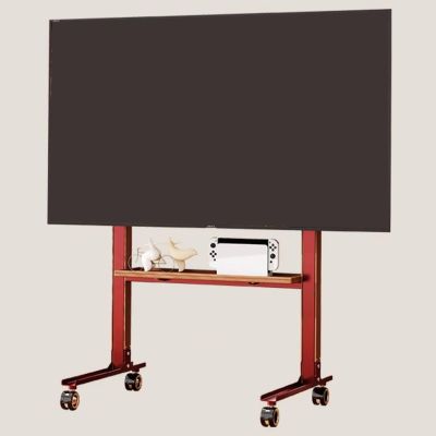 EKDJSN Mobile TV Cart for 40-75 Inch TVs, Height Adjustable Mobile TV Stand, Rolling TV Stand Mount with Wheels, Floor TV Stand with Storage Shelf, for Home, Office, Mall