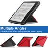 Kepuch Custer Case Compatible for Kobo Libra Colour 2024/ Libra 2 2021,Tolino Vision Colour,Ultra-Thin PU-Leather Hard Shell Cover - Red view 2
