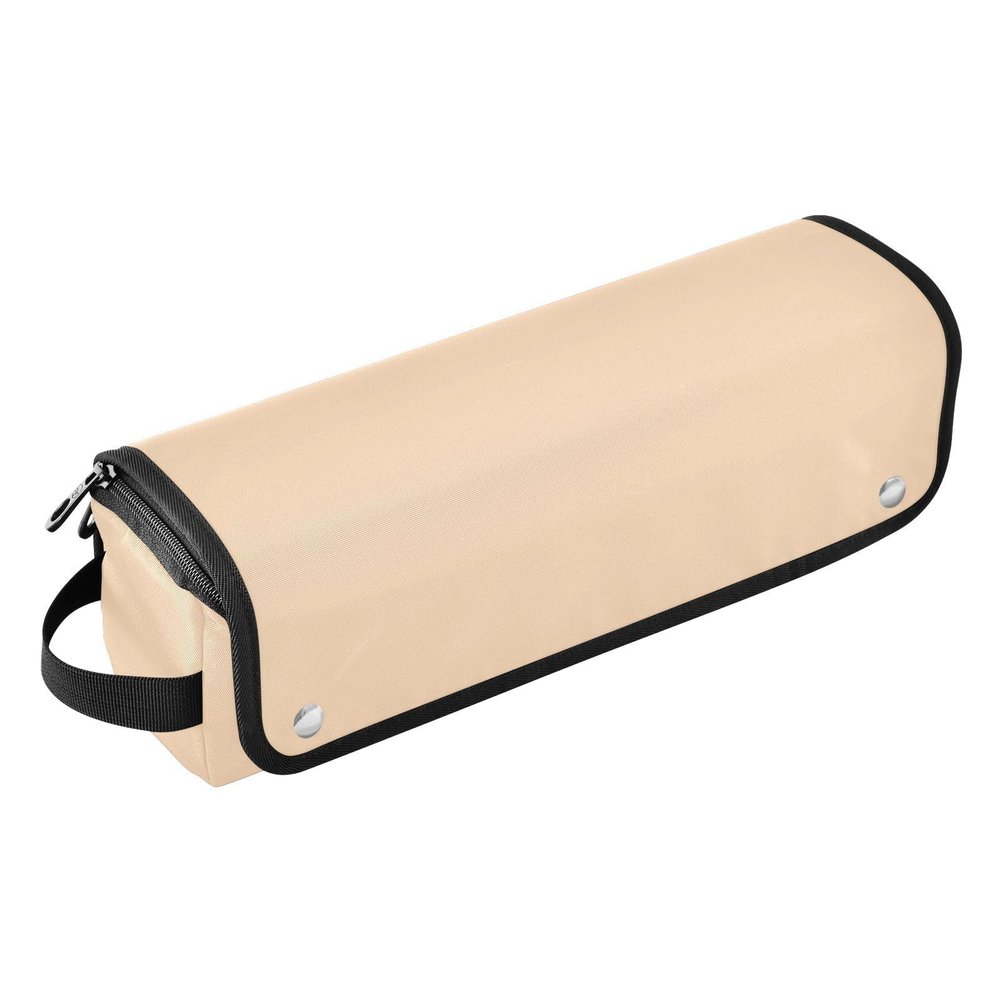 Foiosoh Hair Tool Travel Bag with Iron Mat Hair Tools Organizer Storage Bag for Curling Iron Straightener Flat Hair Dryer, Peachpuff
