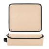 Foiosoh Hair Tool Travel Bag with Iron Mat Hair Tools Organizer Storage Bag for Curling Iron Straightener Flat Hair Dryer, Peachpuff view 3
