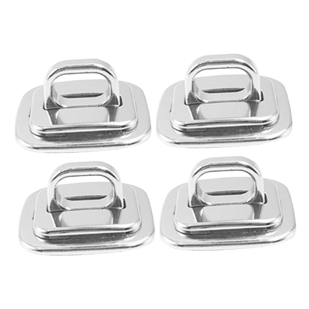 CAXUSD 4pcs Computer Lock Security Anchor Base Plate for Keyed Combination Cable Locks Easy to Use Desk Mount for Laptop Protection Against Theft