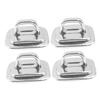 CAXUSD 4pcs Computer Lock Security Anchor Base Plate for Keyed Combination Cable Locks Easy to Use Desk Mount for Laptop Protection Against Theft view 1