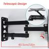 ERoomQ TV Mount,Sturdy Stainless Steel Heavy Duty TV Wall Bracket for Most 14-32 Inches TVs,TV Wall Swivel Wall Bracket up to 35KG Tilting Height Adjustable, Max 235x235mm(Style 4 A) view 3