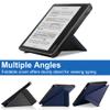 Kepuch Custer Case Compatible for Kobo Libra Colour 2024/ Libra 2 2021,Tolino Vision Colour,Ultra-Thin PU-Leather Hard Shell Cover - Blue view 2