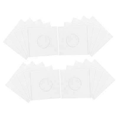 Unomor 20pcs Vinyl Record Sleeves -Static Kraft Storage Bags for Albums Air Circulation for Vinyl Records