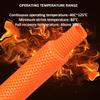 10 FT 1.4 inch 2:1 Heat Shrinkable Braided Sleeving Heat Shrink Sleeve Abrasion Protection Flexibility Wiring Harness Cable Sheath view 4