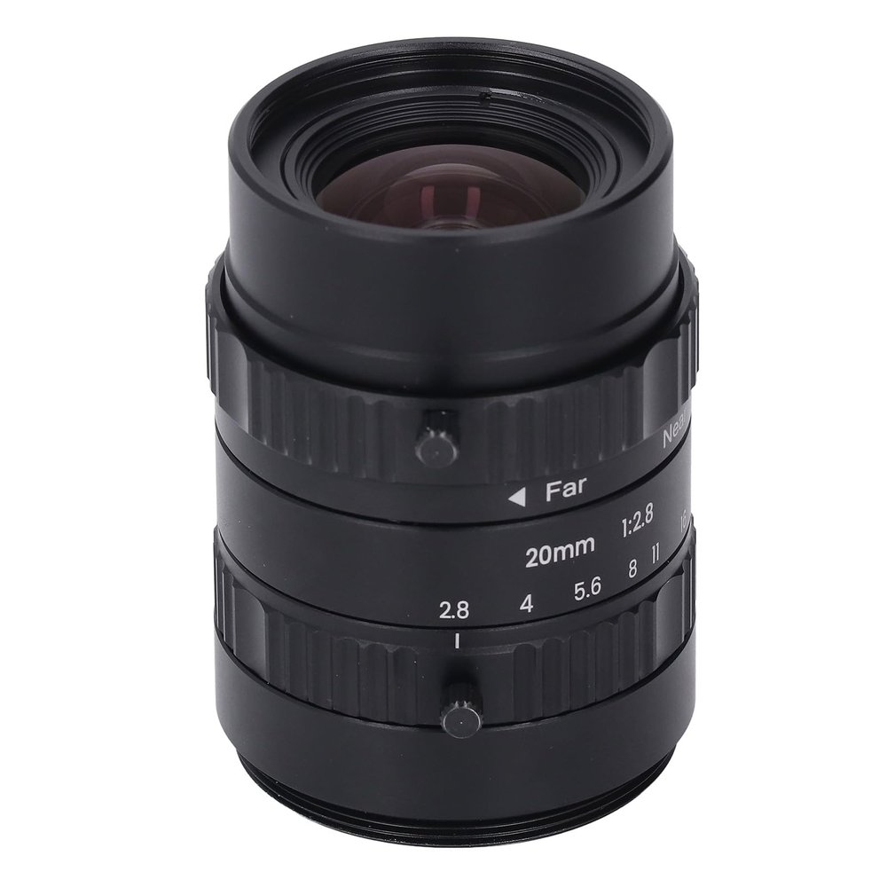 20mm F2.8 Lens, M42 Mount Lens, Manual Mirrorless Camera Lens, for LCD, Semiconductor, Electronic Components, and Other Inspection 4K7UM