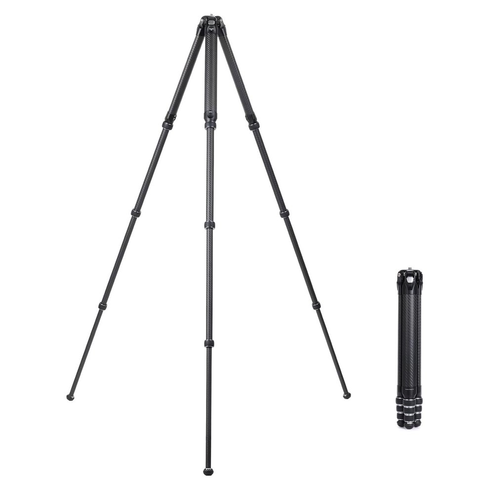 FALCAM TreeRoot F38 Quick Lock Camera Carbon Fiber Travel Tripod Max Payload 50Kg/110lbs (R140T)-T00A4904