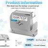 KCMYTONER 6 Pack Compatible for Brother P-Touch M Tape M131 MK131 M-K131 M-K131S 12mm 0.47 Inch Black on Clear Label Maker Tape for PT-65SCCP PT-65SL PT-65VP PT-70 PT-70BBVP PT-70BM view 3