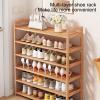 JHDXL Storage Shelf for Entryway Living Room, Organizer, Wood Shoe Organizer for Closet, Space-Saving Shoe Storage, Suitable for Entrance,(80 * 98cm/31.5 * 38.6in) view 3