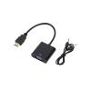 ACGTUY HD 1080P HDMI Male to Famale Cable Converter with Audio Power Supply Adapter Digital Analog Compatible with The Tablet PCTV(White) view 1