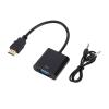 ACGTUY HD 1080P HDMI Male to Famale Cable Converter with Audio Power Supply Adapter Digital Analog Compatible with The Tablet PCTV(White) view 3