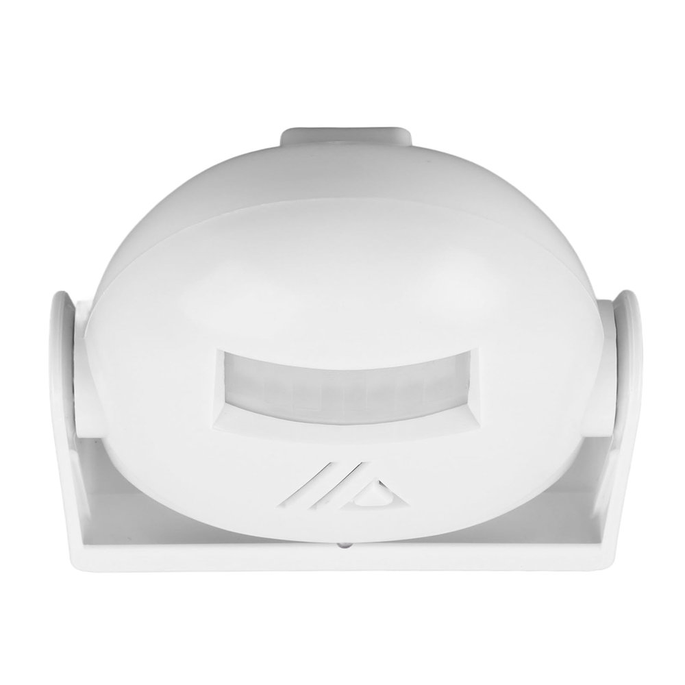 Doorbell Greeting Sensor Intelligent Welcome Warning Doorbell Sensor Hotel Shop Entrance Bell Alarm (White)