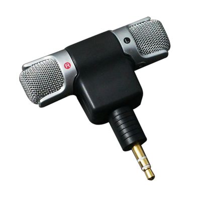 CHICAMPERA 1pc Mini Microphone for Pc and Laptop Lightweight Stereo Mic Tilt-up Mechanism for and Online Meetings -in Power Omnidirectional Sound Capture