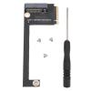 Sorandy 2230 to 2280 SSD Hard Drive Expansion Board, for Rog Ally Handheld Conversion 2230 to 2280 SSD Expansion Board NVME M Key NGFF M.2 PCIE 4.0 3.0 Gold Finger Adapter 90 Degree view 1