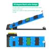 Sorandy 2230 to 2280 SSD Hard Drive Expansion Board, for Rog Ally Handheld Conversion 2230 to 2280 SSD Expansion Board NVME M Key NGFF M.2 PCIE 4.0 3.0 Gold Finger Adapter 90 Degree view 2