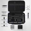 Asixxsix Action Camera Carrying Case, EVA Hard Shell Protective Storage Bag, Absorbing Mesh Camera Accessories Bag for Action Camera X4, Hard Protective Travel Bag view 4