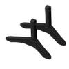 PERSELOSO Desktop Tv Stand Base Legs Easy to Install Pedestal Riser for Bedroom Compatible with Flat and Curved Tvs Reliable Plastic Support for Secure Display view 1