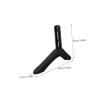PERSELOSO Desktop Tv Stand Base Legs Easy to Install Pedestal Riser for Bedroom Compatible with Flat and Curved Tvs Reliable Plastic Support for Secure Display view 2