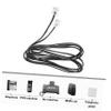 DIYEAH 10pcs Core Flat Telephone Wire Meters Long Compatible Landline Phones High Fidelity Design Corrosion Resistant for Office and Home Use view 2