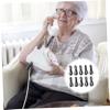 DIYEAH 10pcs Core Flat Telephone Wire Meters Long Compatible Landline Phones High Fidelity Design Corrosion Resistant for Office and Home Use view 3