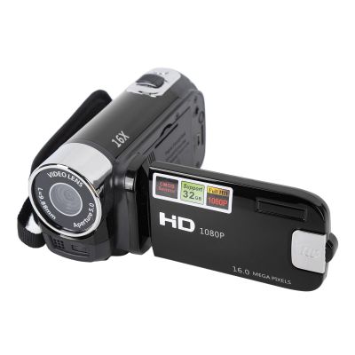Xiuganpo 4K DV Camera 2.7in TFT Rotatable Screen 16x Digital Zoom Video Camera with USB Cable, Selfie Available, 48MP Pixels Handheld Camera, Versatile Functions Camara Digital (Black)