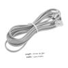 Angoily 10pcs Telephone Line Extension Cord Pc Pure Copper Conductors for Office Hotel Fax Machines Reliable Phone Cable Connector view 2