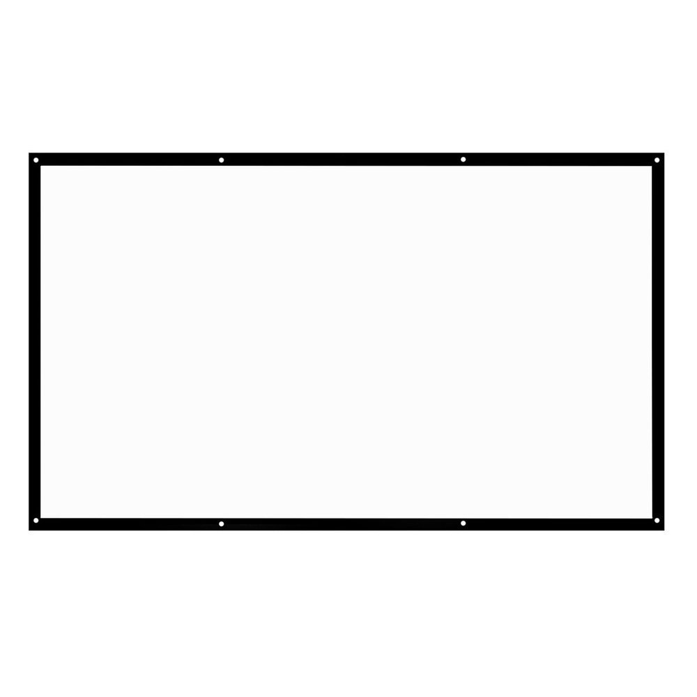 120inch Projector Screen 16:9 Portable HD Foldable with Hooks and Tapes for Home Theater Conference Room Presentations (Greensena8bg14e5rt-20)