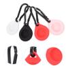 DIYEAH 4pcs Silicone Protective Tracer Case Keychain for Shockproof Cover Black and Portable and Tracker Holder view 4