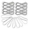 Parliky 10pcs Long Phone Cords for Landline Retractable Phone Cord Telephone Wire Hair Bands Coiled for Tangle Data Line Cable Suitable for Office Hotel and Home view 1