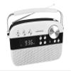 RadioShack AM/FM 2-Band Vintage Radio with Bluetooth Function and USB/TF Ports (White) view 1
