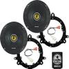 KICKER Speakers 6.5 inch for Subaru Forester 2019-2024 Upgrade Kit - Pair of CS Series with Adapters and Harness, Coaxial 6 1/2 Car Audio Rear Door Speaker CSC654, 46CSC654 view 1