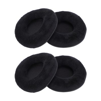 4 Pack Replacement Ear Pads, Soft Velvet and Sponge Ear Cushions, Universal Ear Pads Cushions Replacement, Headphones Earpads Replacement for 85mm Earphone (Focketywpdkio9gcg-11)