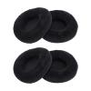 4 Pack Replacement Ear Pads, Soft Velvet and Sponge Ear Cushions, Universal Ear Pads Cushions Replacement, Headphones Earpads Replacement for 85mm Earphone (Focketywpdkio9gcg-11) view 1