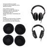 4 Pack Replacement Ear Pads, Soft Velvet and Sponge Ear Cushions, Universal Ear Pads Cushions Replacement, Headphones Earpads Replacement for 85mm Earphone (Focketywpdkio9gcg-11) view 2