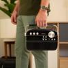 RadioShack Vintage AM FM Radio 2 Band Bluetooth USB SD Rechargeable Black view 2
