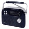 RadioShack AM/FM/SW 3-Band Vintage Radio with Bluetooth Function and USB/TF Ports (Black) view 1