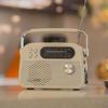 RadioShack Vintage AM FM SW Radio 3 Band Bluetooth USB SD Rechargeable White view 2