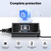 130W Laptop USB-C Charger for Dell XPS 15 2-in-1 17 9575 9500 9510 9520 9530 9700 9710 9720 9730, Precision 5470 5480 5550 5560, Latitude, Type-C AC Adapter Fast Charger, LED,10F view 4