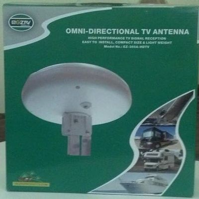 360 HDTV Omnidirectional Antenna Compatible with HDTV and ATSC Digital Terrestrial Signal DAB/FM radios