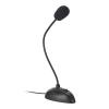 Desktop PC Microphone Slimline Design Noise Reducing 3.5mm, Mini Studio Speech Microphone with Clear Voice Flexible Metal Hose for Computer Desktop view 1