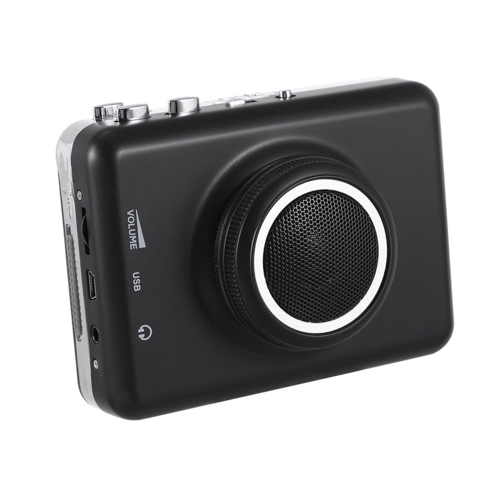TEHAUX 0.5w Cassette Tape to Converter Lightweight Tape Player Speaker Personal Music Player