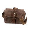 STOBOK Oil Wax Canvas Camera Bag Casual Camera Backpack Dslr Bag Comfortable Strap for Daily Use view 1
