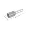 KICHOUSE 100pcs Electrical Crimp Ends Splice Wire Caps Terminals Connectors Tube Connectors Memory Wire End Caps High Capacity Bag view 2