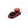 DECHOUS Cable Holder Clips for Desktop Self Adhesive Cord Organizer for USB Charging and Power Cables Versatile Wire Management for Home and Car Compact Design Orange view 2