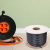 BAZEITFLOW Cord Reel Paper Terminal Disc Cable Winder Wire Hider Desk Cable Management Extension Cord Reel view 3