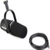 Shure MV7i Smart Microphone with Built-in Audio Interface and Low Profile Mic Stand - Podcast & Musician Mic with 2 Channels, XLR and 1/4", USB-C for Mac/PC/Phone, and Advanced DSP Features view 3