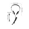 Housoutil Retro Wired Headphones for Boy Girl and Students Stylish Finish Comfortable Fit for Classroom and Travel Compatible Computers Phones Tablets Durable Design for Prolonged Use view 4