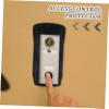 STOBOK 1pcs Bell Access Control Rain Cover Weatherproof Door Bell Protector by view 3